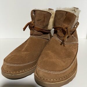UGG Tan Suede Ankle Boots